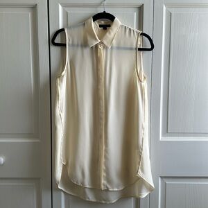 J Crew Sleeveless Tunic Button-down Sz 4 NWOT